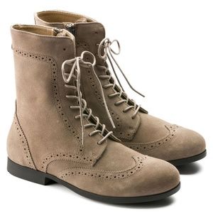 [Birkenstock] Laramie Suede Tan Boots 38 NWoT RARE